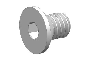 M4X6 stainless steel count sink screw