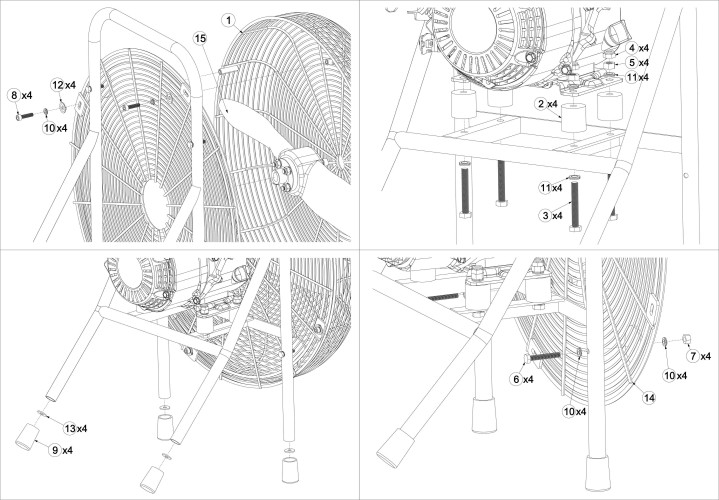 3HP INFLATION FAN - HONDA