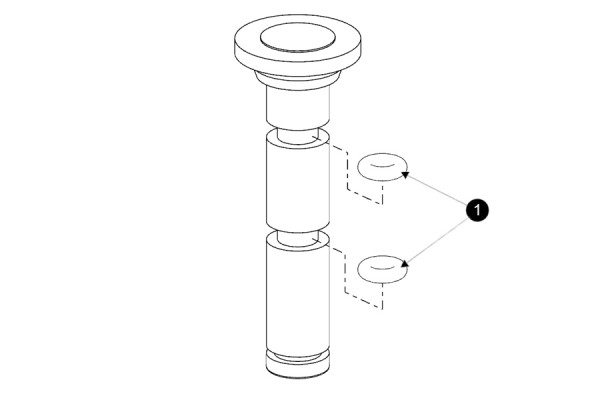 LIQUID PILOT LIGHT VALVE STEM ASSEMBLY