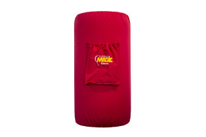 FUNDA BOMBONA 20 KG CON BOLSILLO ROJO
