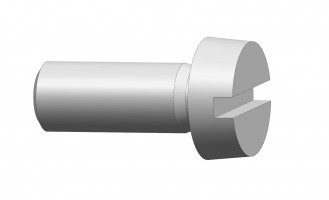 TORNILLO INOX PLANO M4x8 DIN84