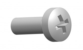 TORNILLO INOX PHILLIPS M4x12 DIN7985