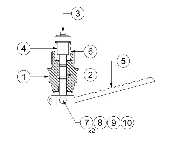 VALVULA PRINCIPAL COMPLETA MK-21 SENZILL DRETA