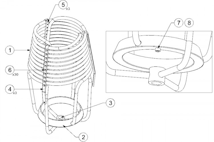 SERPENTIN COMPLETO MK-21