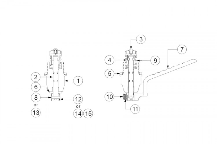 MAIN VALVE ASSEMBLY - RIGHT HAND